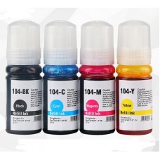 INK compatibile rigenerata per Epson 104 (C13T00P140) Cartuccia d'inchiostro nero