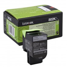 Lexmark originale toner nero 80C20K0 802K circa 1000 pagine riutilizzabile