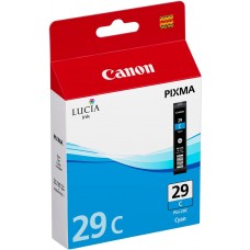 Canon Cartuccia d'inchiostro ciano PGI-29c 4873B001 36ml per circa 1.940 foto (Formato 10 x 15 cm)