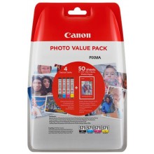 Canon Value Pack nero/ciano/magenta/giallo CLI-571 Photo Value Pack 0386C006 