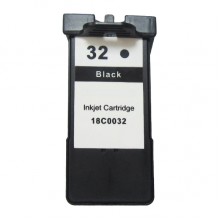 Cartuccia d'inchiostro nero Compatibile rigenerato garantito Lexmark 18CX032E 32