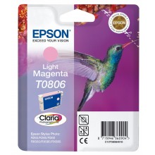 Epson Cartuccia d'inchiostro magenta chiara C13T08064011 T0806 circa 685 pagine 7.4ml 