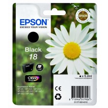 Epson Cartuccia d'inchiostro nero C13T18014010 T1801 circa 175 pagine 5.2ml standard