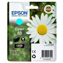 Epson Cartuccia d'inchiostro ciano C13T18024010 T1802 circa 180 pagine 3.3ml standard