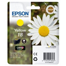 Epson Cartuccia d'inchiostro giallo C13T18044010 T1804 circa 180 pagine 3.3ml standard