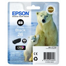 Epson Cartuccia d'inchiostro nero C13T26114010 T2611 circa 200 pagine 4.7ml standard