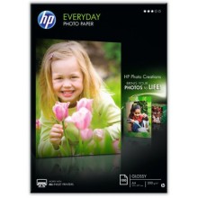 HP Carta  Q2510A Everyday Foto Papier, DIN A4, 200 g/mq², 100 Fogli, lucido