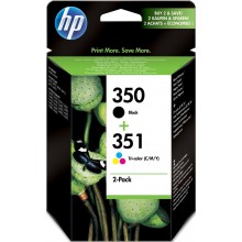 HP Multipack nero SD412EE 350+351 inchiostro: HP 350 - CB335EE + HP 351 - CB337EE