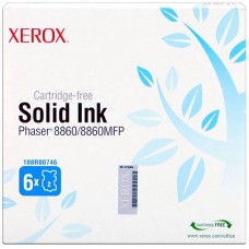 Xerox ColorStix ciano 108R00746 Solid Ink, pacco con 6 pezzi