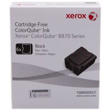 Xerox ColorStix nero 108R00957 16700 pagine Solid Ink, pacco con 6 pezzi