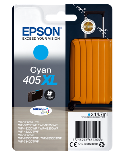 Epson 405 XL (C13T05H24010)Cartuccia d`inchiostro ciano