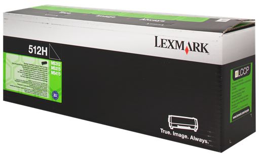 Lexmark originale toner nero 51F2H00 512H