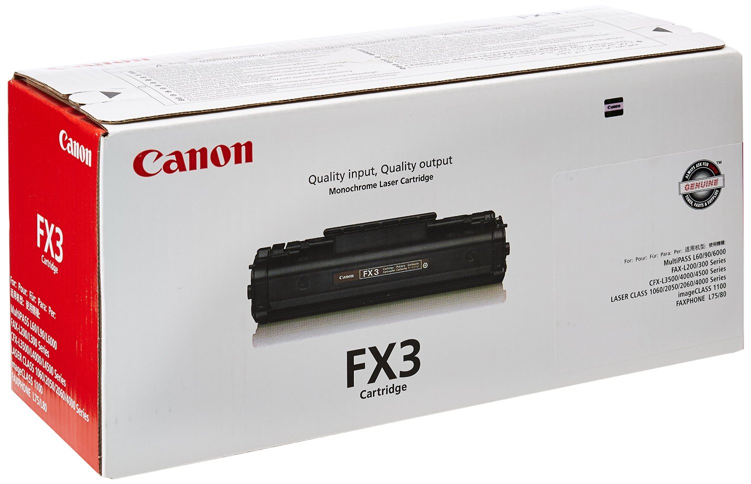 Canon toner nero FX-3 1557A003 capacit