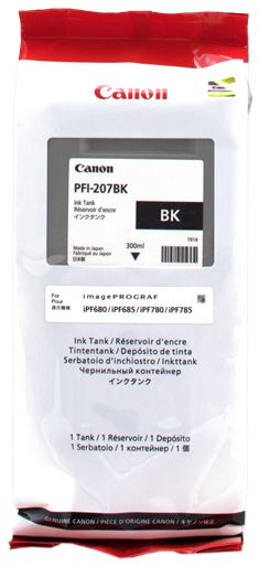 Canon Cartuccia d`inchiostro nero PFI-207bk 8789B001