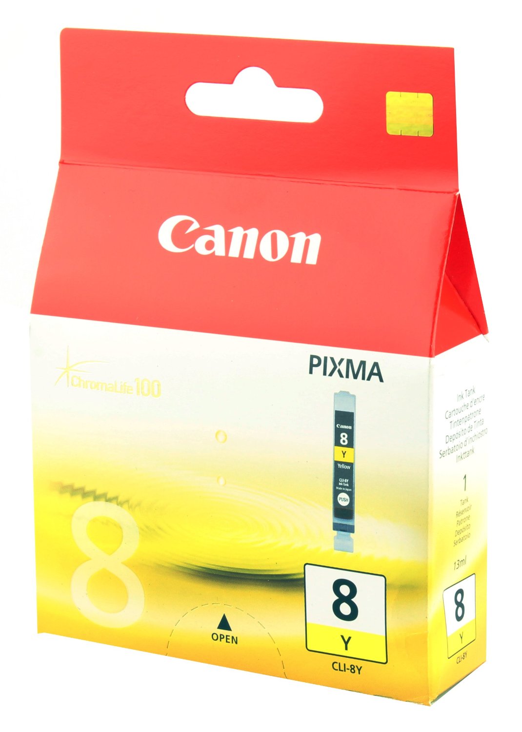 Canon Cartuccia d`inchiostro giallo CLI-8y 0623B001
