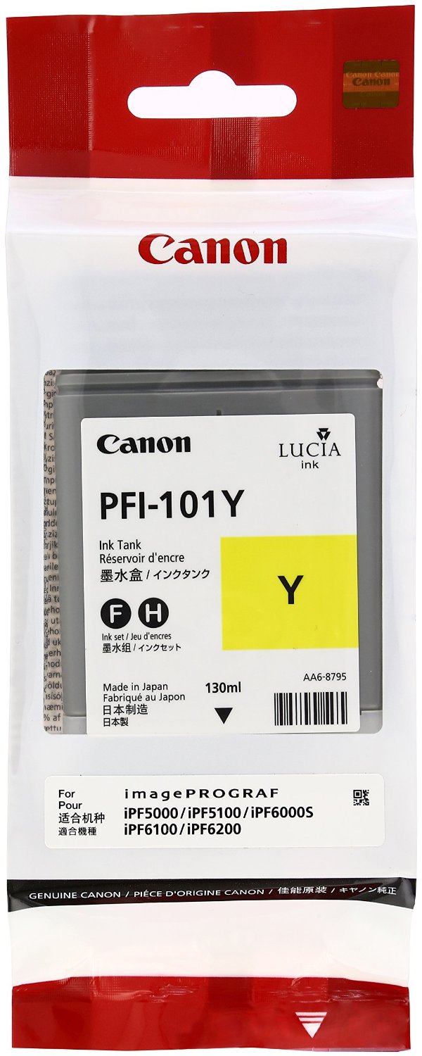 Canon Cartuccia d`inchiostro giallo PFI-101y 0886B001