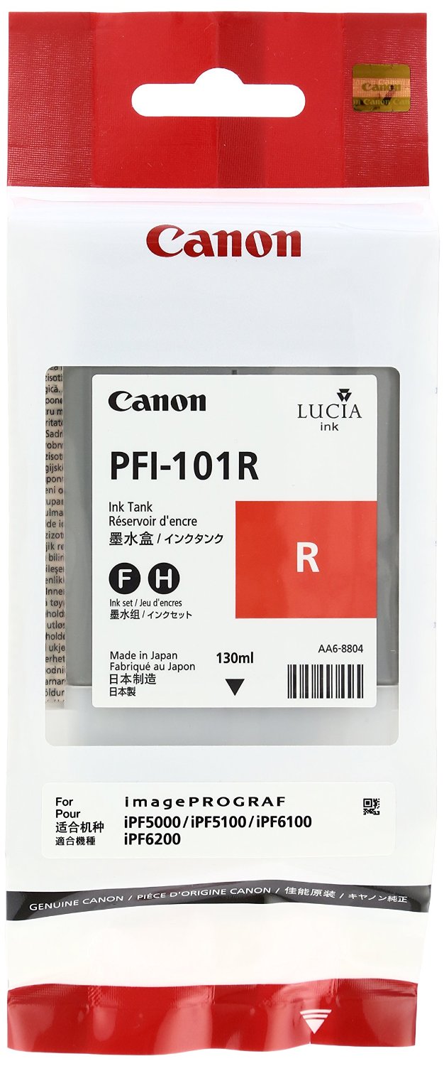 Canon Cartuccia d`inchiostro rosso PFI-101r 0889B001