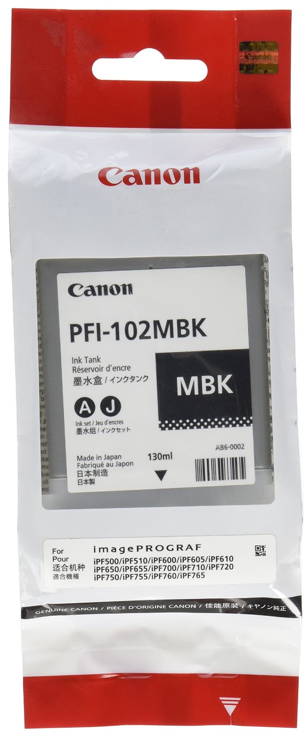 Canon Cartuccia d`inchiostro nero (opaco) PFI-102mbk