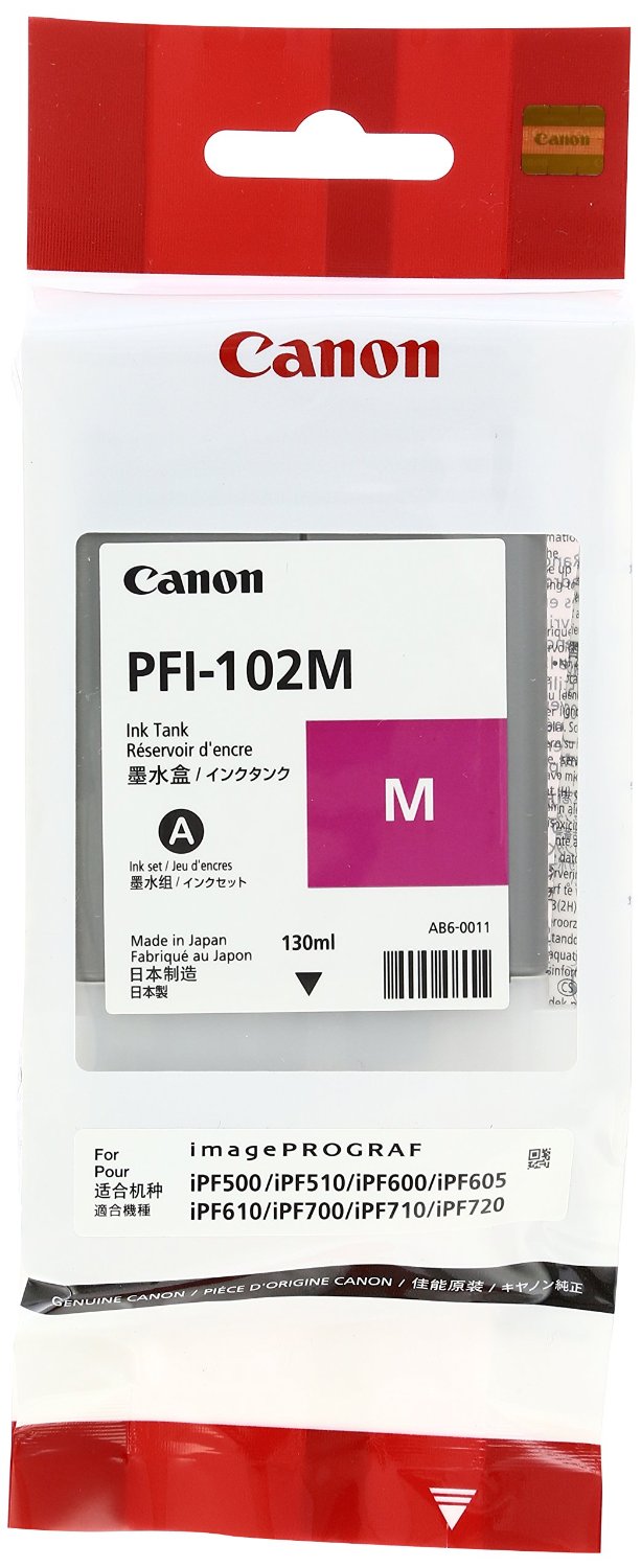 Canon Cartuccia d`inchiostro magenta PFI-102m 0897B001