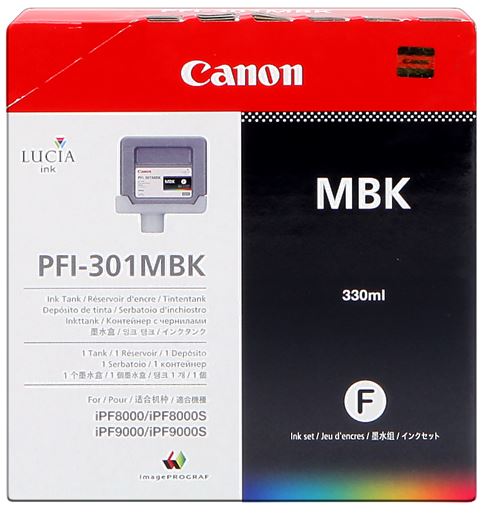 Canon Cartuccia d`inchiostro nero (opaco) PFI-301mbk