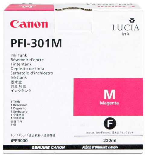 Canon Cartuccia d`inchiostro magenta PFI-301m 1488B001