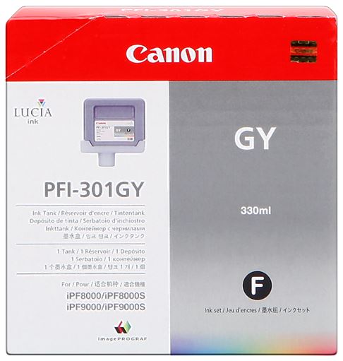 Canon Cartuccia d`inchiostro grigio PFI-301gy 1495B001