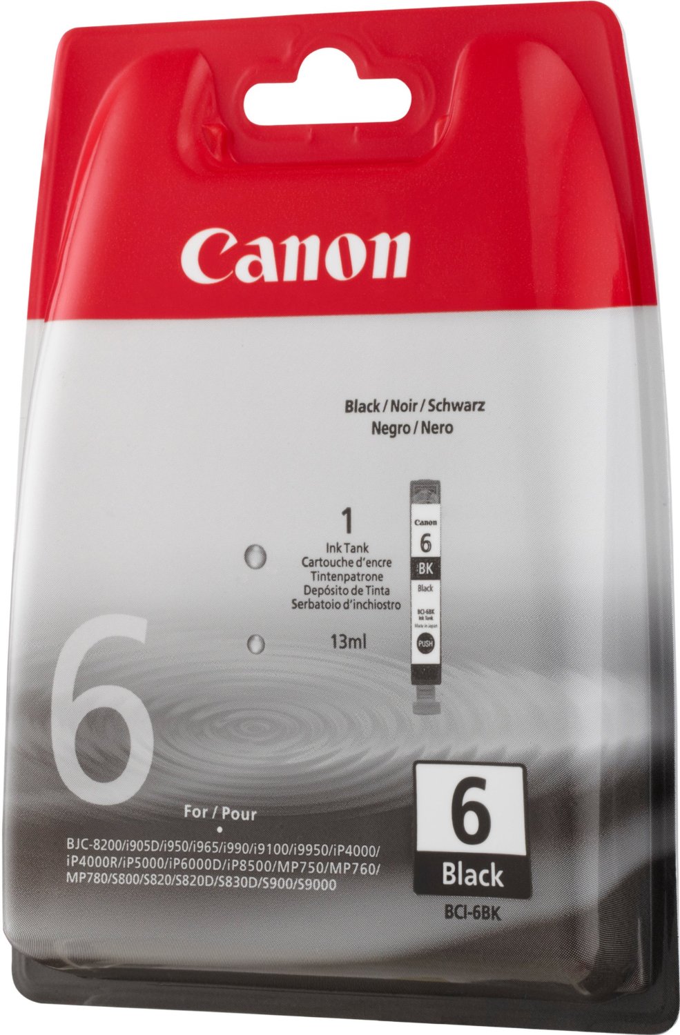 Canon Cartuccia d`inchiostro nero BCI-6bk 4705A002