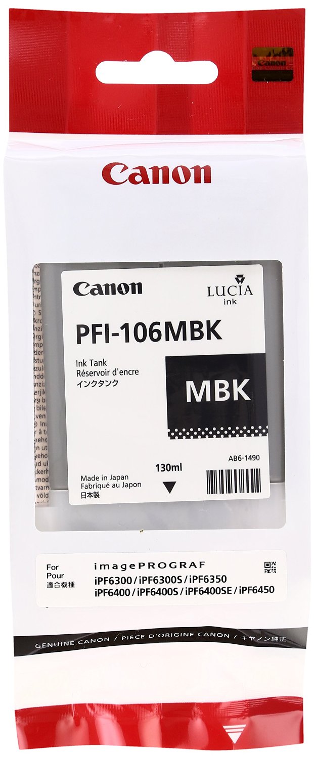 Canon Cartuccia d`inchiostro nero (opaco) PFI-106mbk