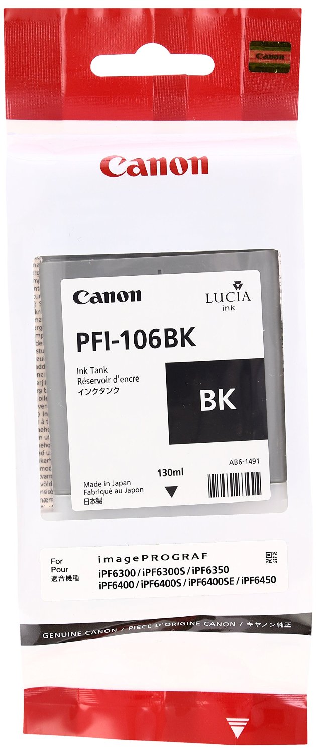 Canon Cartuccia d`inchiostro nero PFI-106bk 6621B001