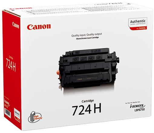 Canon toner nero 724h 3482B002 capacit
