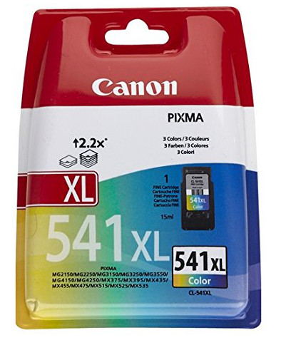 Canon Cartuccia d`inchiostro differenti colori CL-541XL