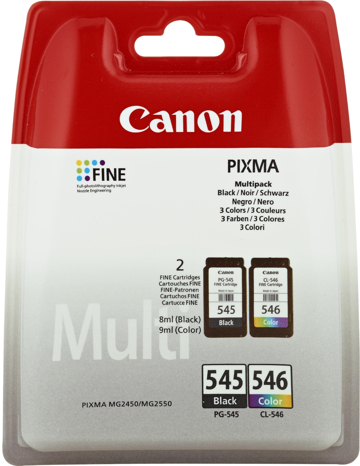 Canon Multipack nero/differenti colori 8287B005 PG-545