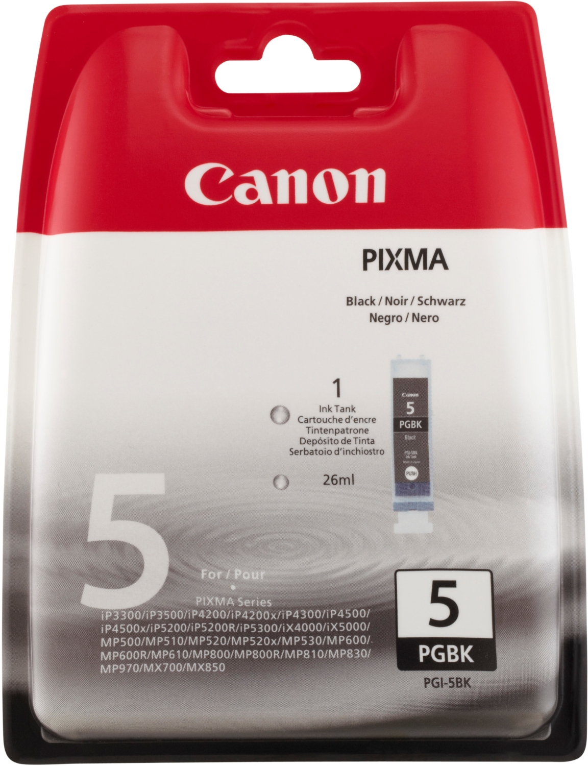 Canon Cartuccia d`inchiostro nero PGI-5bk 0628B001