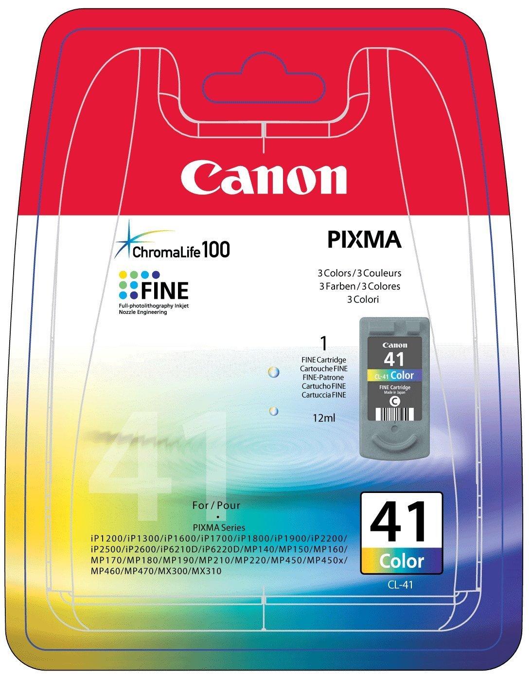 Canon Cartuccia d`inchiostro colore CL-41 0617B001