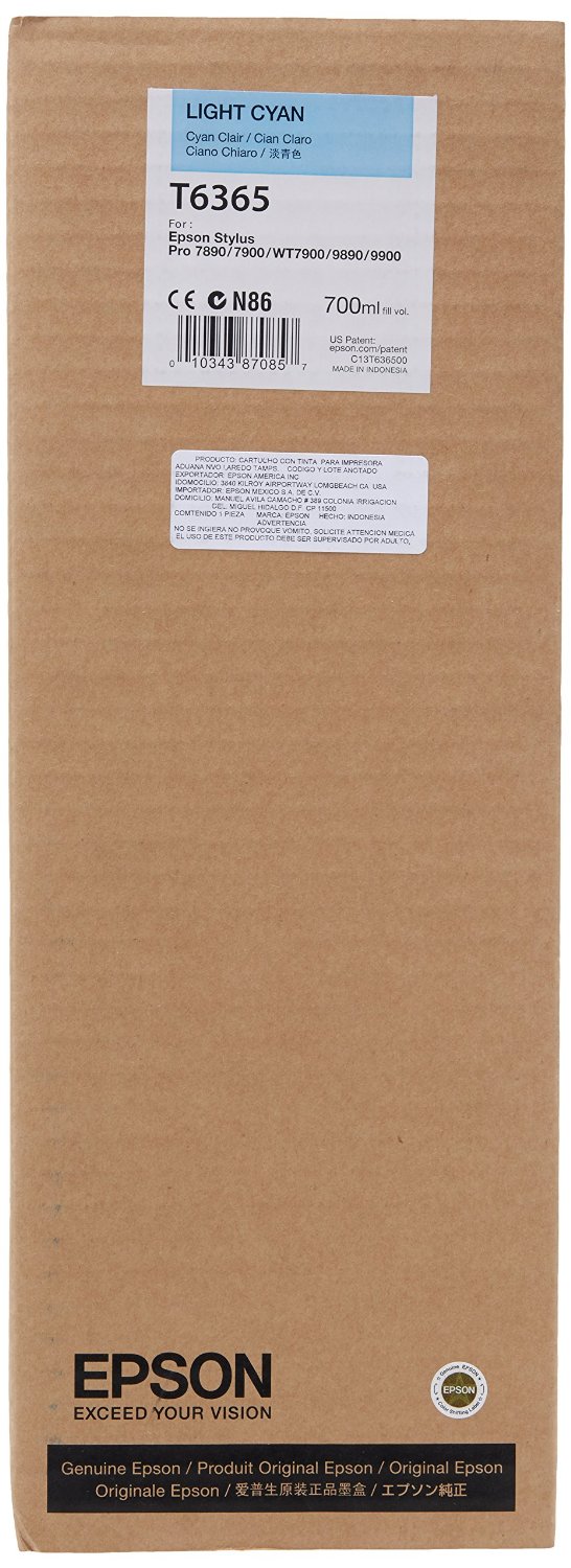 Epson Cartuccia d`inchiostro ciano (chiaro) C13T636500