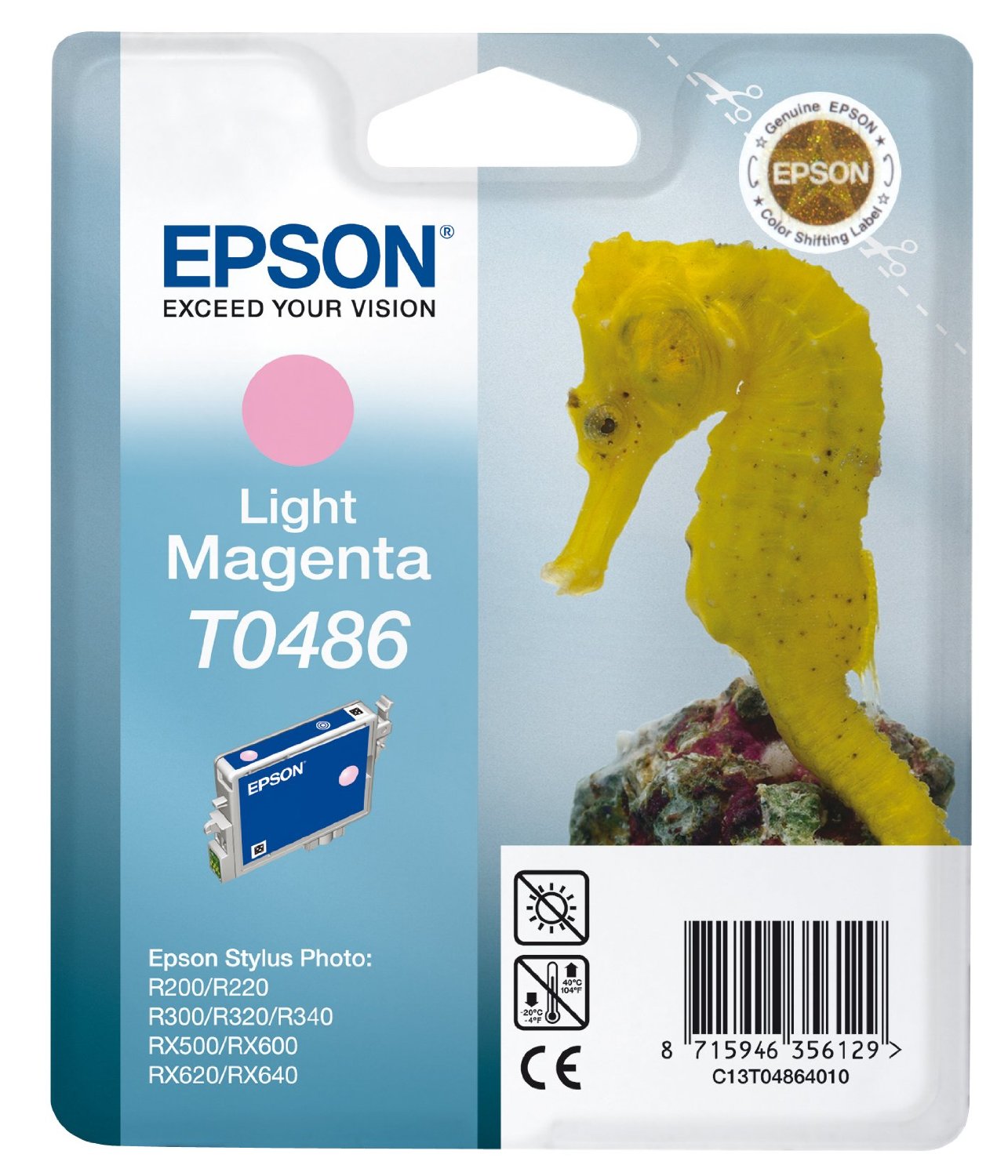 Epson Cartuccia d`inchiostro magenta chiara C13T04864010
