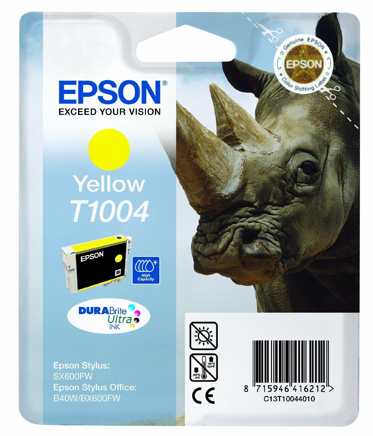 Epson Cartuccia d`inchiostro giallo C13T10044010 T1004