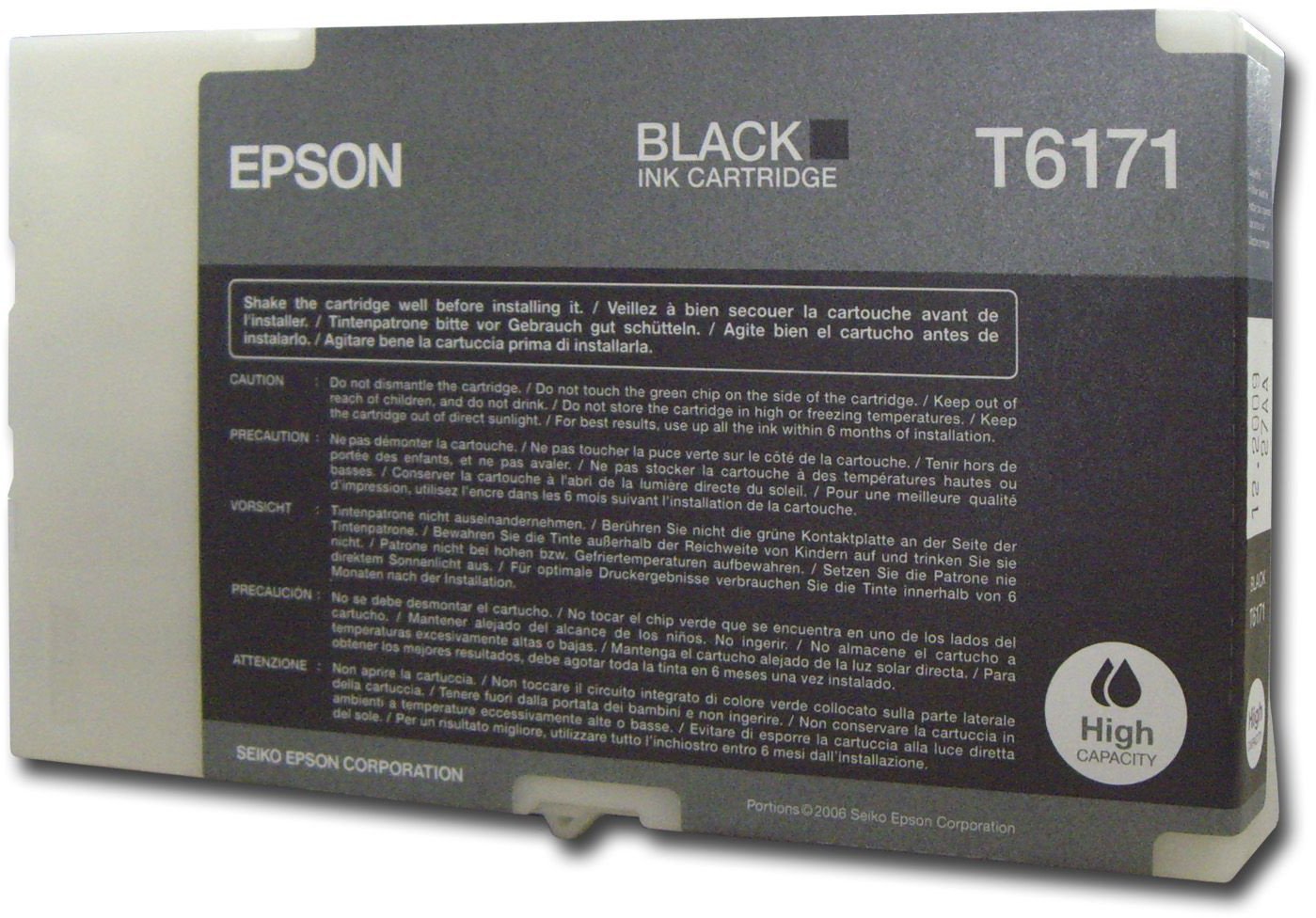 Epson Cartuccia d`inchiostro nero C13T617100 T6171