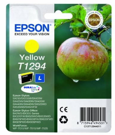 Epson Cartuccia d`inchiostro giallo C13T12944011 T1294