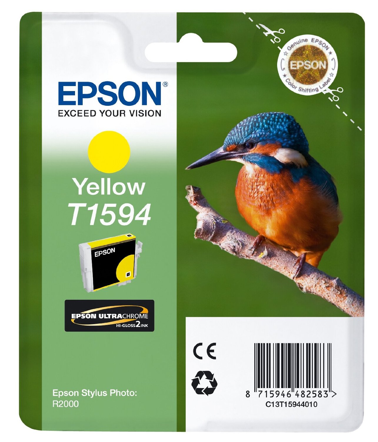 Epson Cartuccia d`inchiostro giallo C13T15944010 T1594