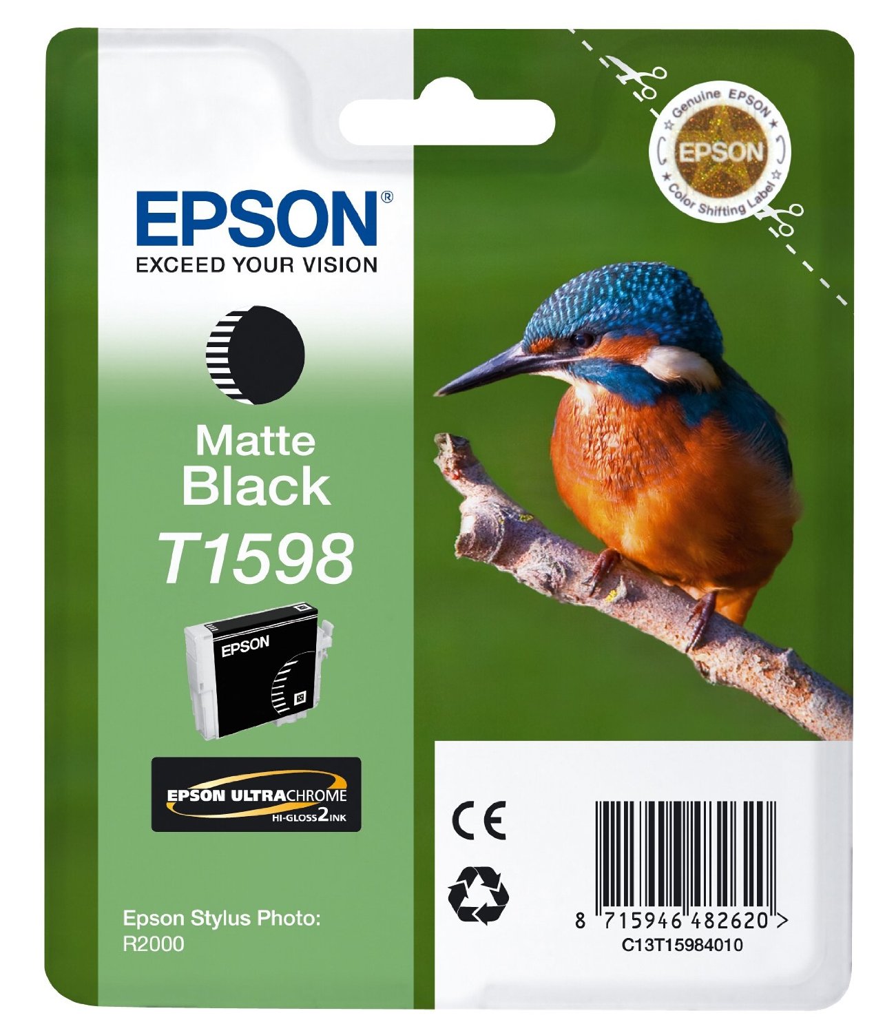 Epson Cartuccia d`inchiostro nero (opaco) C13T15984010