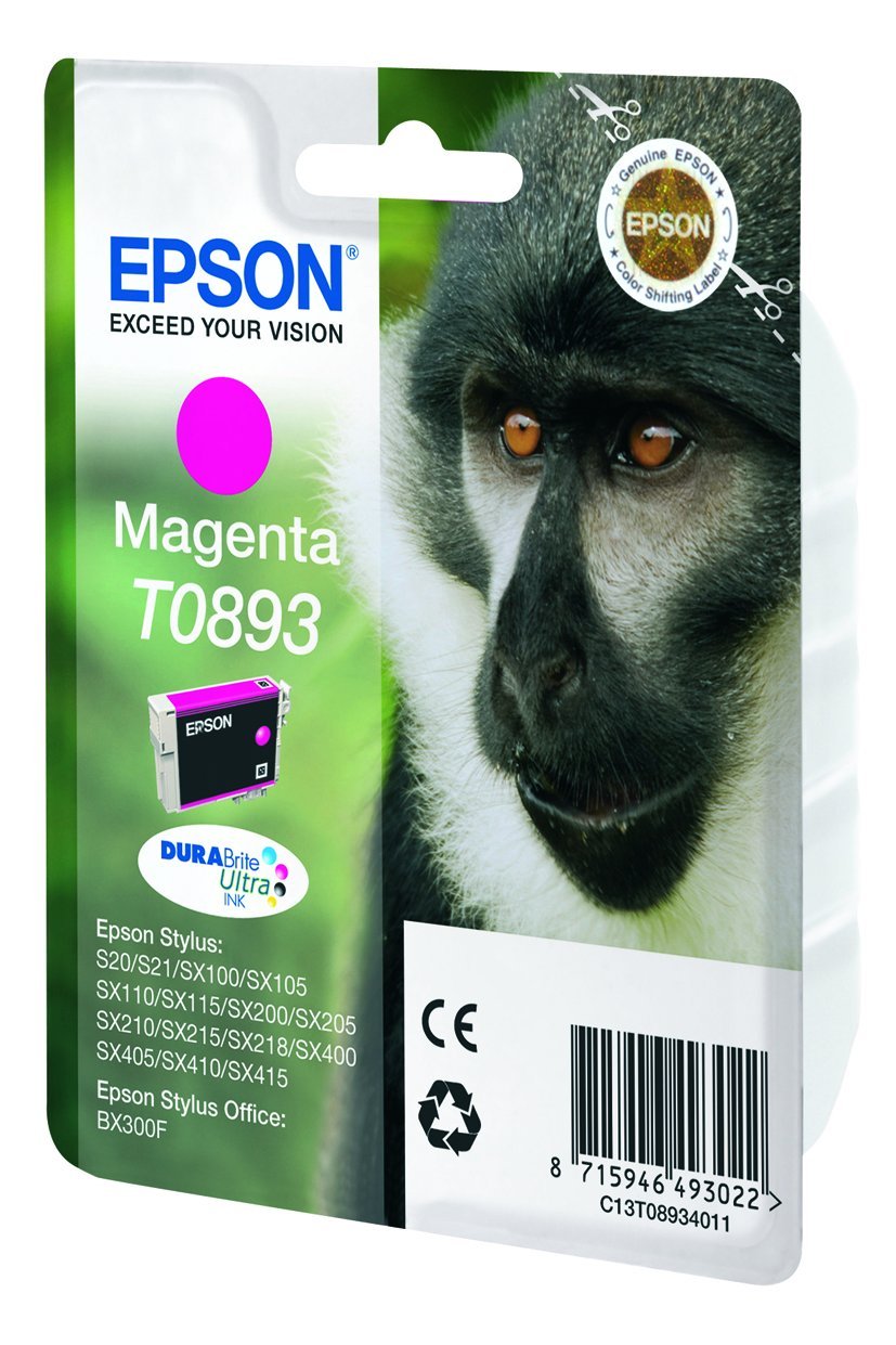 Epson Cartuccia d`inchiostro magenta C13T08934011 T0893
