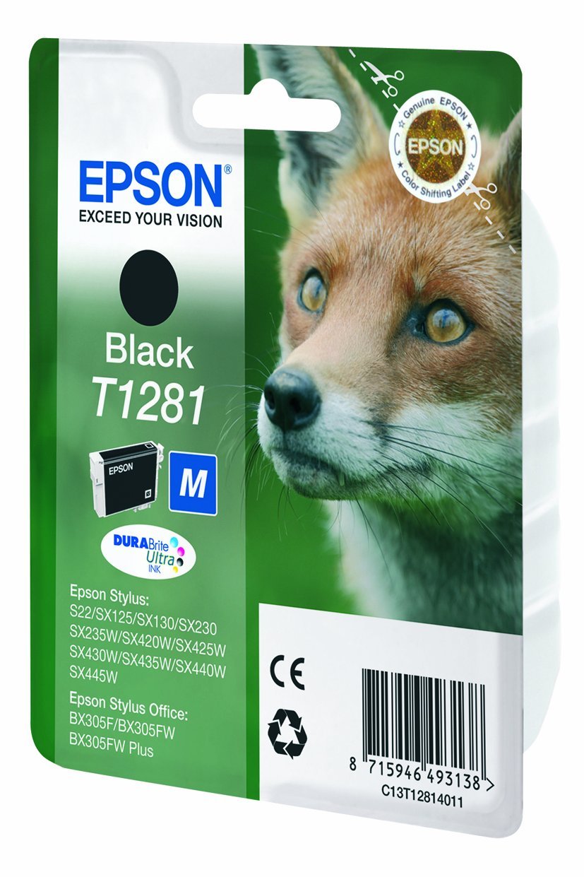 Epson Cartuccia d`inchiostro nero C13T12814011 T1281