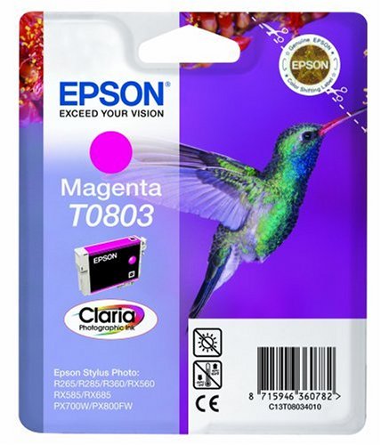 Epson Cartuccia d`inchiostro magenta C13T08034011 T0803