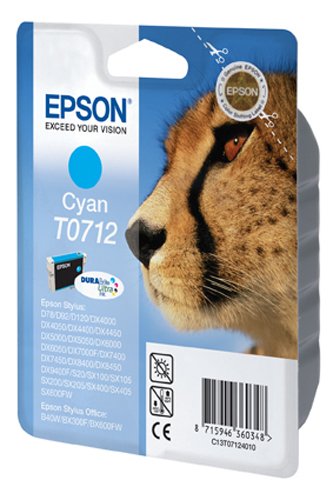 Epson Cartuccia d`inchiostro ciano C13T07124011 T0712