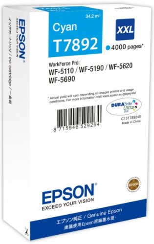 Epson Cartuccia d`inchiostro ciano C13T789240 T7892