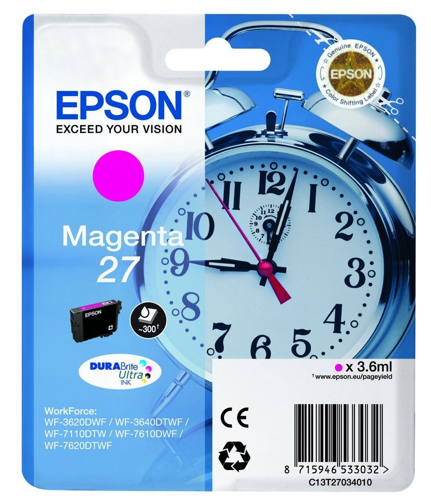 Epson Cartuccia d`inchiostro magenta C13T27034010 T2703