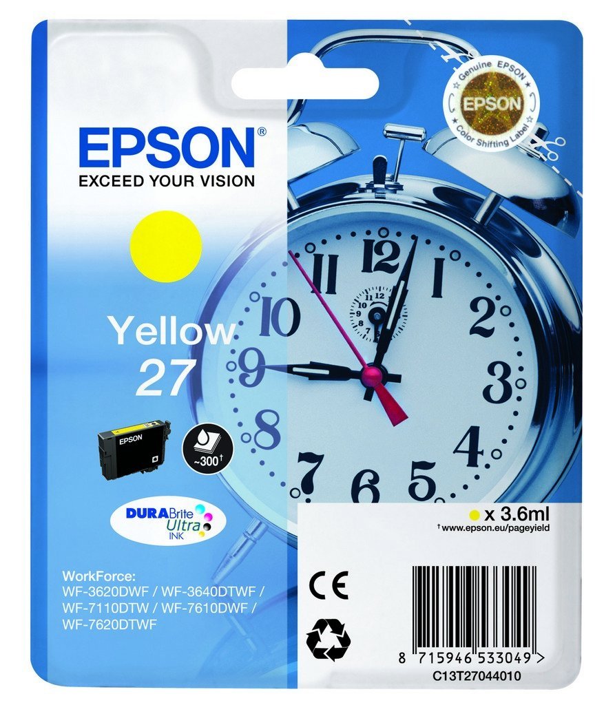 Epson Cartuccia d`inchiostro giallo C13T27044010 T2704