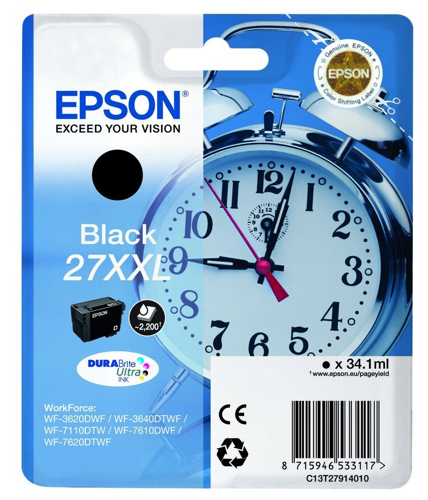 Epson Cartuccia d`inchiostro nero C13T27914010 T2791