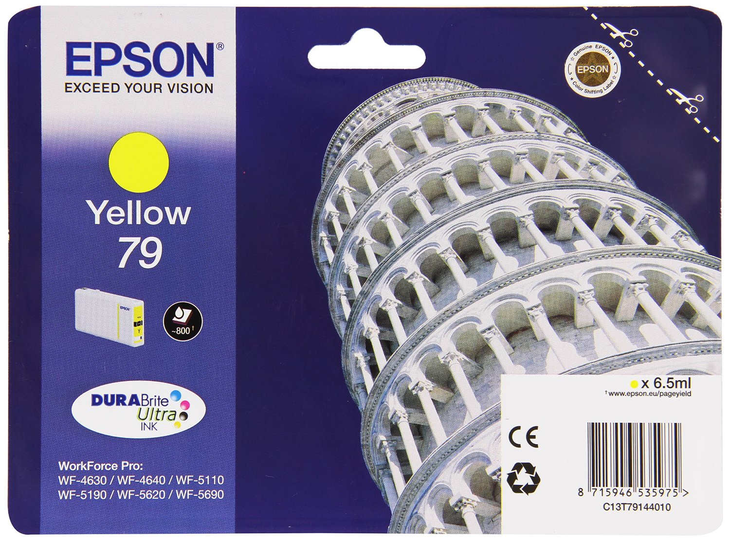 Epson Cartuccia d`inchiostro giallo C13T79144010 T7914
